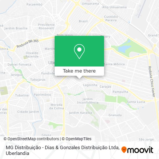 MG Distribuição - Dias & Gonzales Distribuição Ltda map