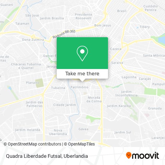 Quadra Liberdade Futsal map