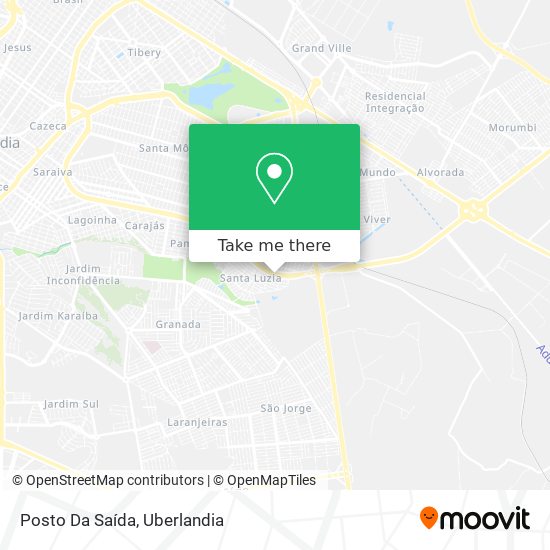 Posto Da Saída map