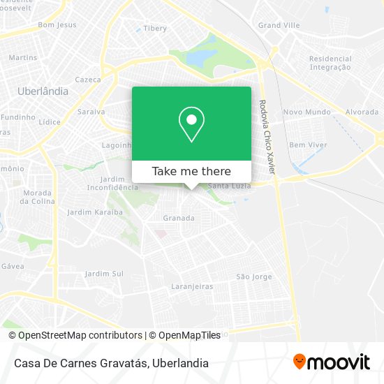 Casa De Carnes Gravatás map
