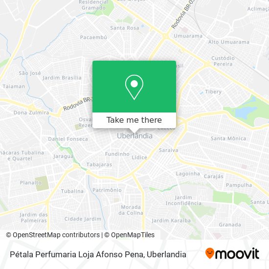 Pétala Perfumaria Loja Afonso Pena map