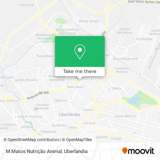 M.Matos Nutrição Animal map