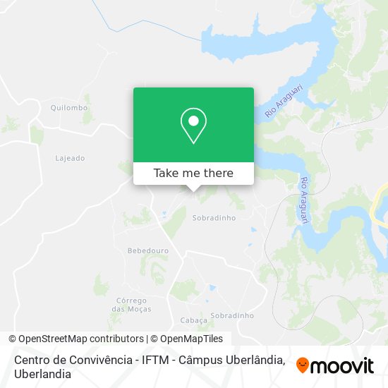 Centro de Convivência - IFTM - Câmpus Uberlândia map