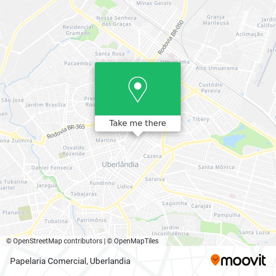 Papelaria Comercial map