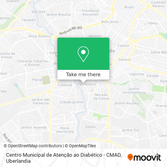 Centro Municipal de Atenção ao Diabético - CMAD map