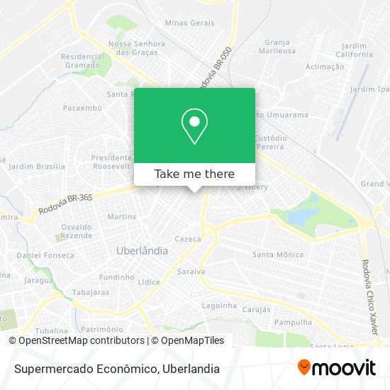 Mapa Supermercado Econômico