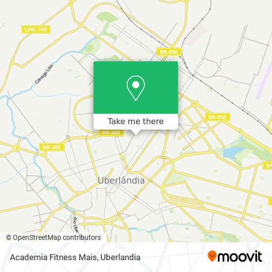 Academia Fitness Mais map