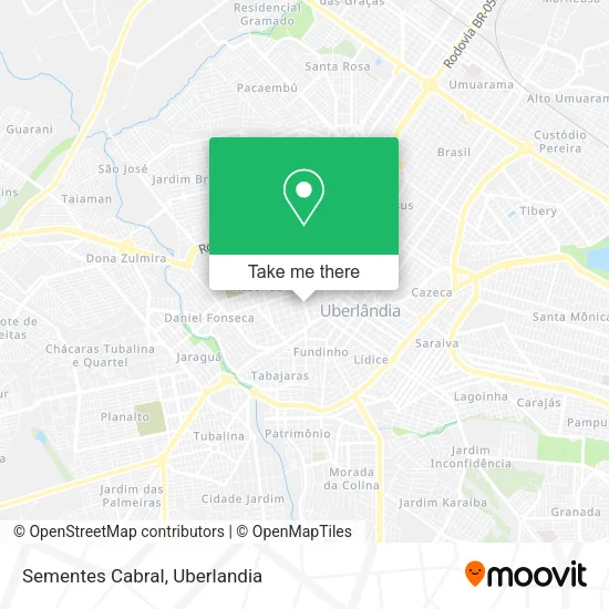 Sementes Cabral map