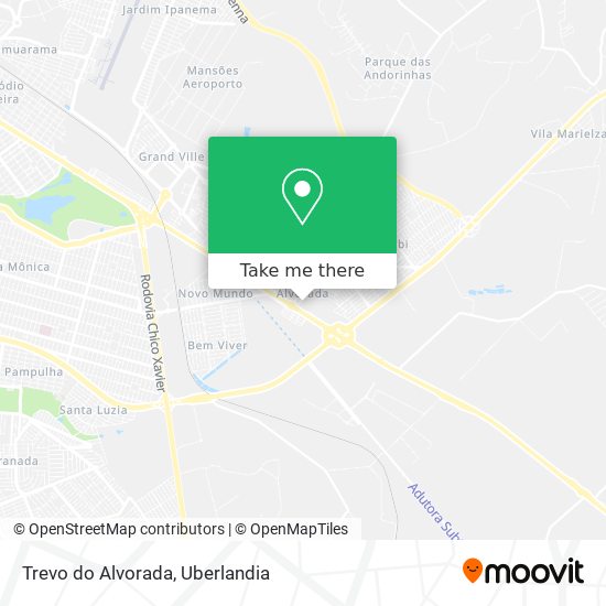 Trevo do Alvorada map