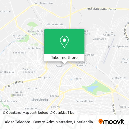 Algar Telecom - Centro Administrativo map