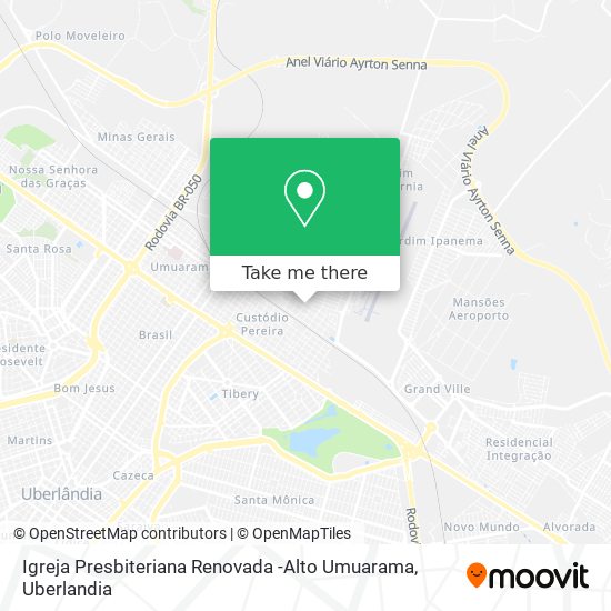 Igreja Presbiteriana Renovada -Alto Umuarama map