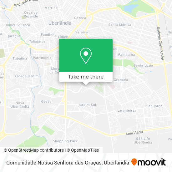 Mapa Comunidade Nossa Senhora das Graças