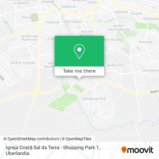 Igreja Cristã Sal da Terra - Shopping Park 1 map