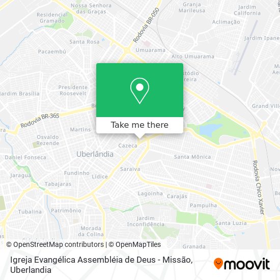 Igreja Evangélica Assembléia de Deus - Missão map