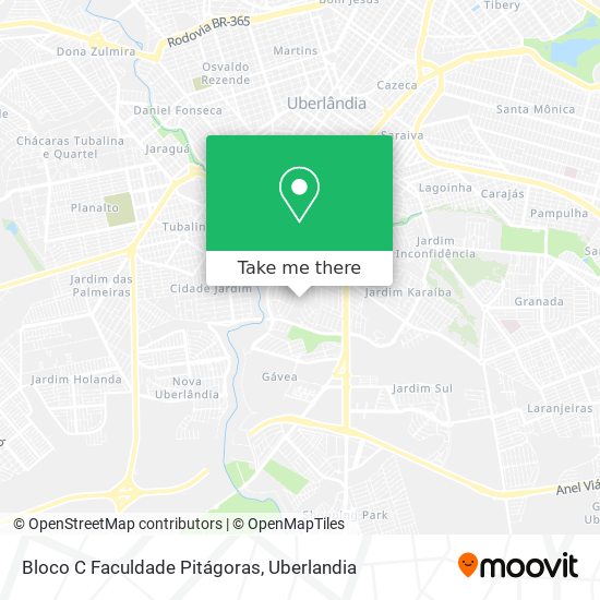 Bloco C Faculdade Pitágoras map