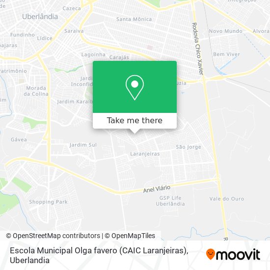 Escola Municipal Olga favero (CAIC Laranjeiras) map