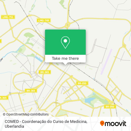 COMED - Coordenação do Curso de Medicina map