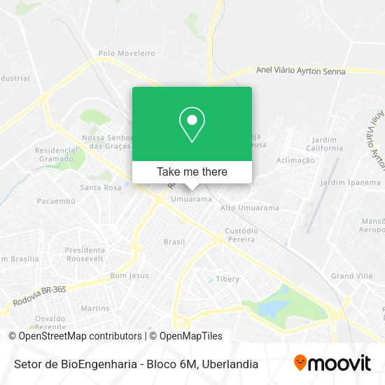 Setor de BioEngenharia - Bloco 6M map