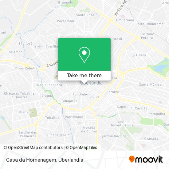 Casa da Homenagem map