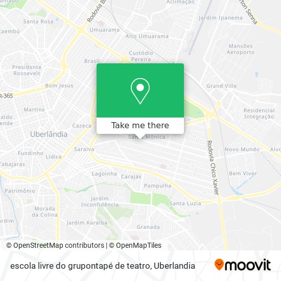 escola livre do grupontapé de teatro map