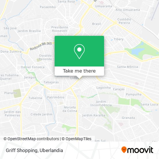 Mapa Griff Shopping