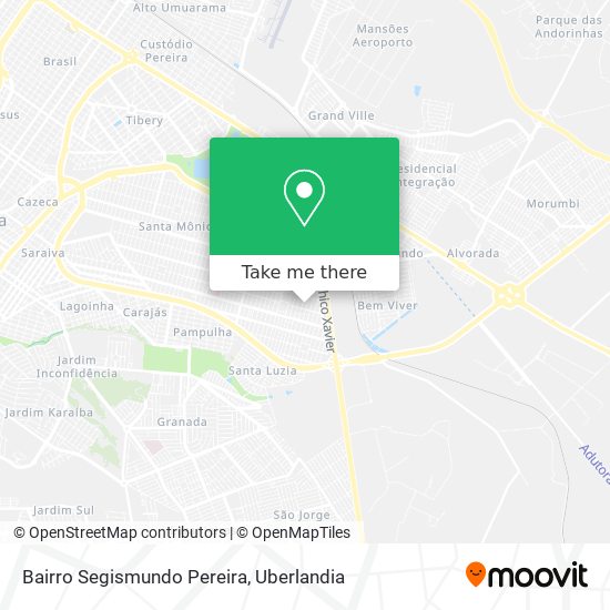 Bairro Segismundo Pereira map