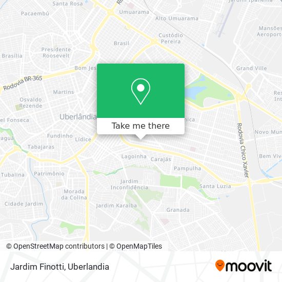 Jardim Finotti map