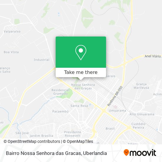 Mapa Bairro Nossa Senhora das Gracas