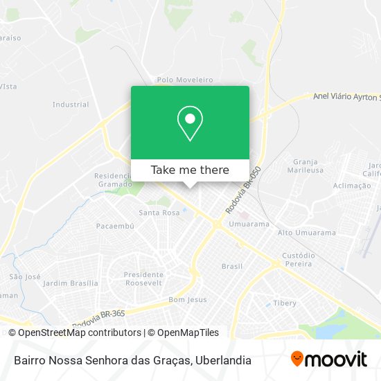 Bairro Nossa Senhora das Graças map