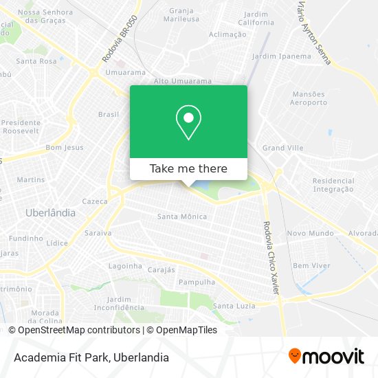 Academia Fit Park map