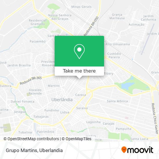 Grupo Martins map