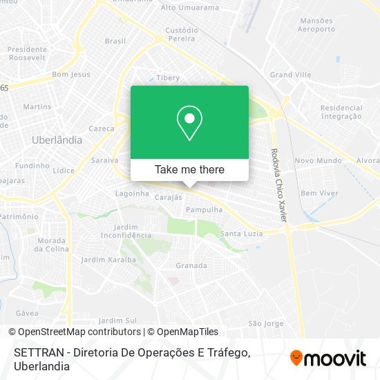 SETTRAN - Diretoria De Operações E Tráfego map