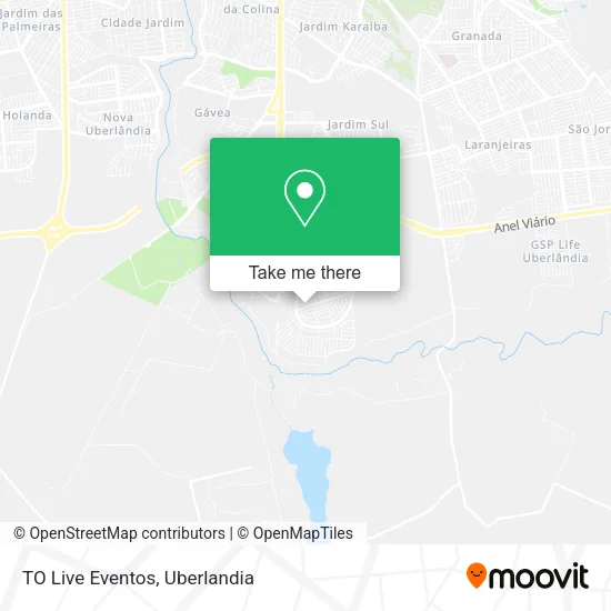 TO Live Eventos map