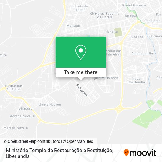 Ministério Templo da Restauração e Restituição map