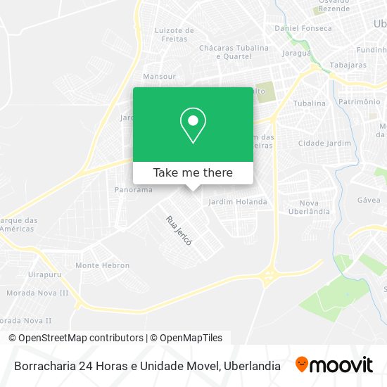 Borracharia 24 Horas e Unidade Movel map