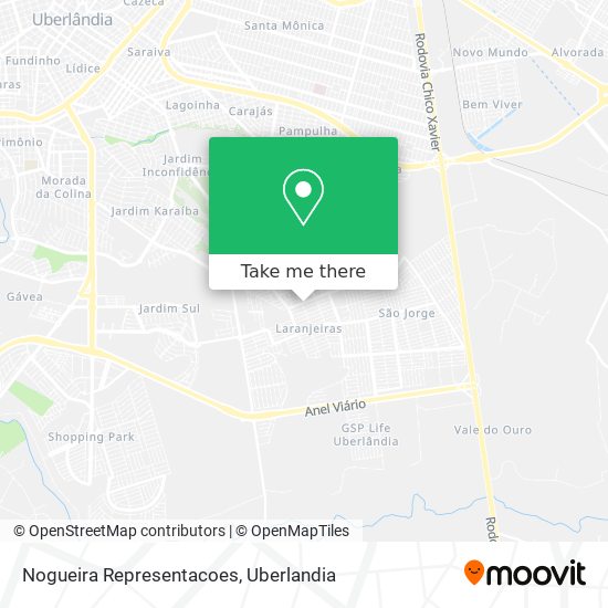 Nogueira Representacoes map