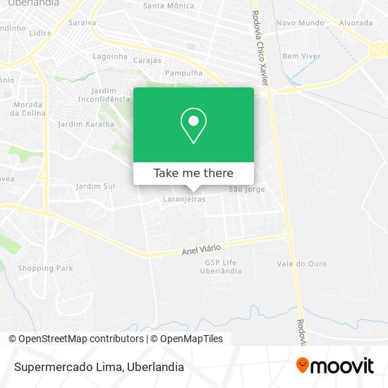 Supermercado Lima map