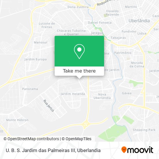 U. B. S. Jardim das Palmeiras III map