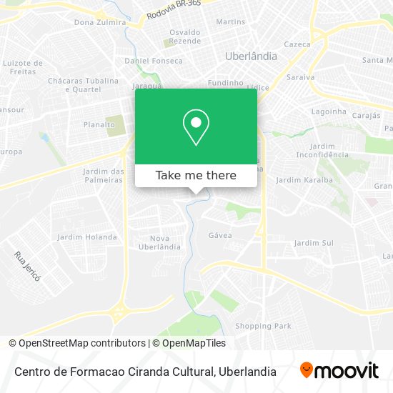 Centro de Formacao Ciranda Cultural map