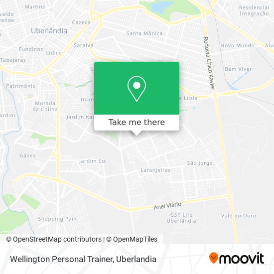 Wellington Personal Trainer map