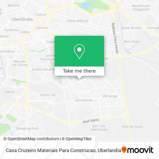 Casa Cruzeiro Materiais Para Construcao map