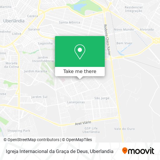 Igreja Internacional da Graça de Deus map