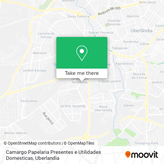 Camargo Papelaria Presentes e Utilidades Domesticas map