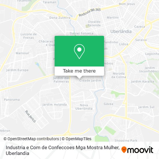 Industria e Com de Confeccoes Mga Mostra Mulher map