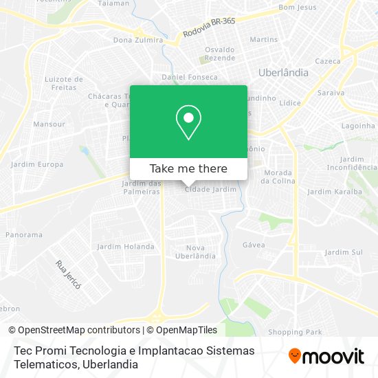 Tec Promi Tecnologia e Implantacao Sistemas Telematicos map