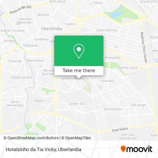 Hotelzinho da Tia Vicky map