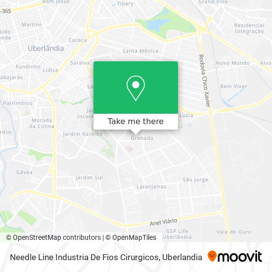Needle Line Industria De Fios Cirurgicos map
