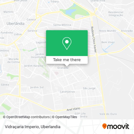 Vidraçaria Imperio map
