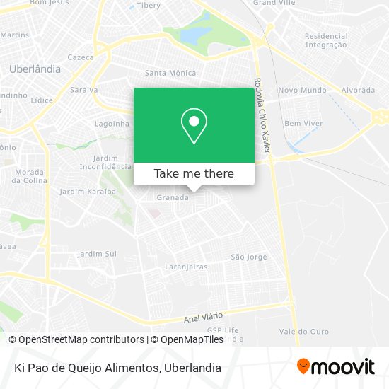 Ki Pao de Queijo Alimentos map