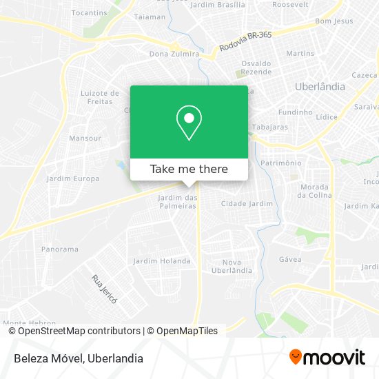 Beleza Móvel map